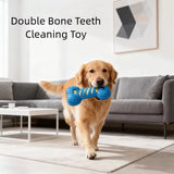 Pet Dog Chew Toys Rubber Bone Toy Bite Resistant Puppy Interactive Stick Puppy Chewing Toy Squeaky Interactive Dog Toys