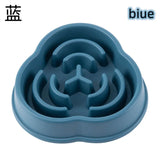 Pet Cat Dog Slow Food Bowl Fat Help Healthy round Anti-Choking Thickened and Non-Slip Multiple Colors Shapes